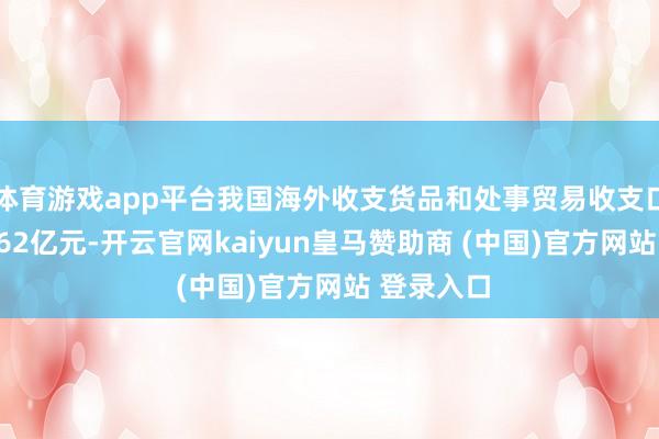 体育游戏app平台我国海外收支货品和处事贸易收支口限制47362亿元-开云官网kaiyun皇马赞助商 (中国)官方网站 登录入口