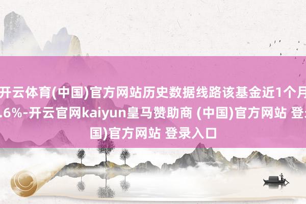 开云体育(中国)官方网站历史数据线路该基金近1个月下落5.6%-开云官网kaiyun皇马赞助商 (中国)官方网站 登录入口